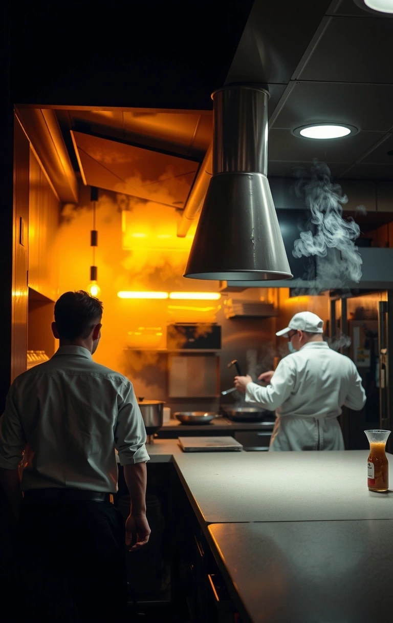 Serwis w profesjonalnej kuchni